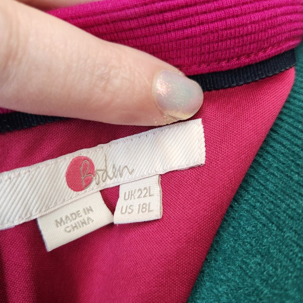 Pink Boden sheath dress size 18 Long in excellent condition - Picture 4 of 4